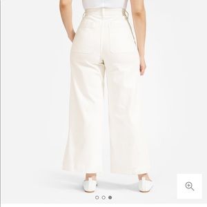 Wide crop pants